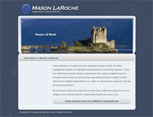 Tablet Screenshot of masonlaroche.com